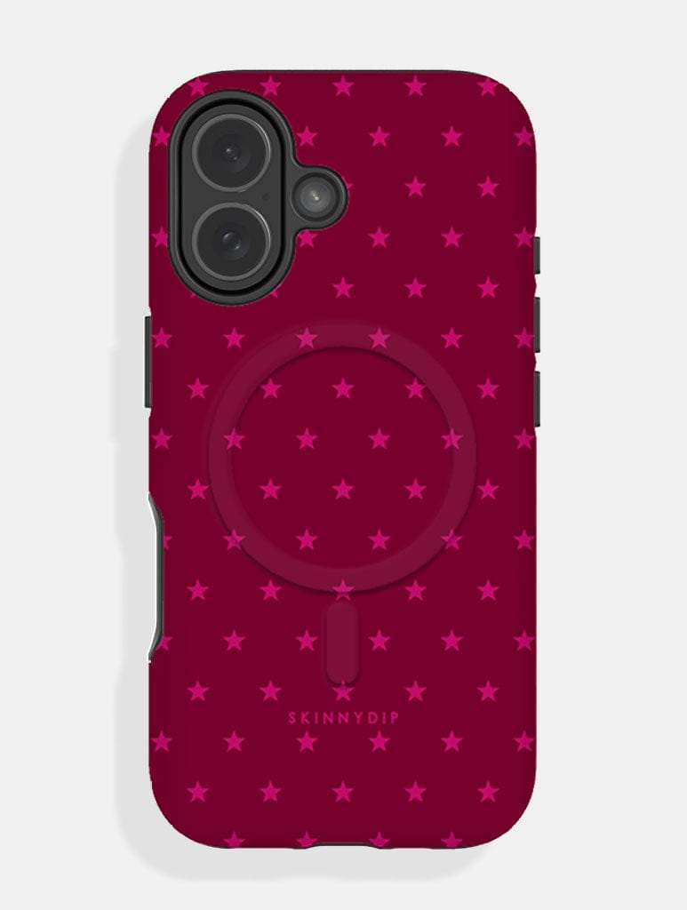 Mini Star Burgundy Magsafe Ultra Protective Case Phone Cases Skinnydip London