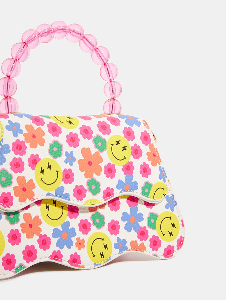 Mini Wave Happy Floral Top Handle Bag Bags Skinnydip London