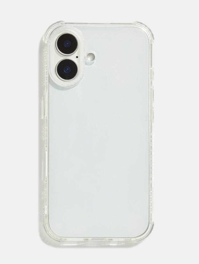 Minimal Clear Shock iPhone Case with Clear Camera Hole Phone Cases Skinnydip London