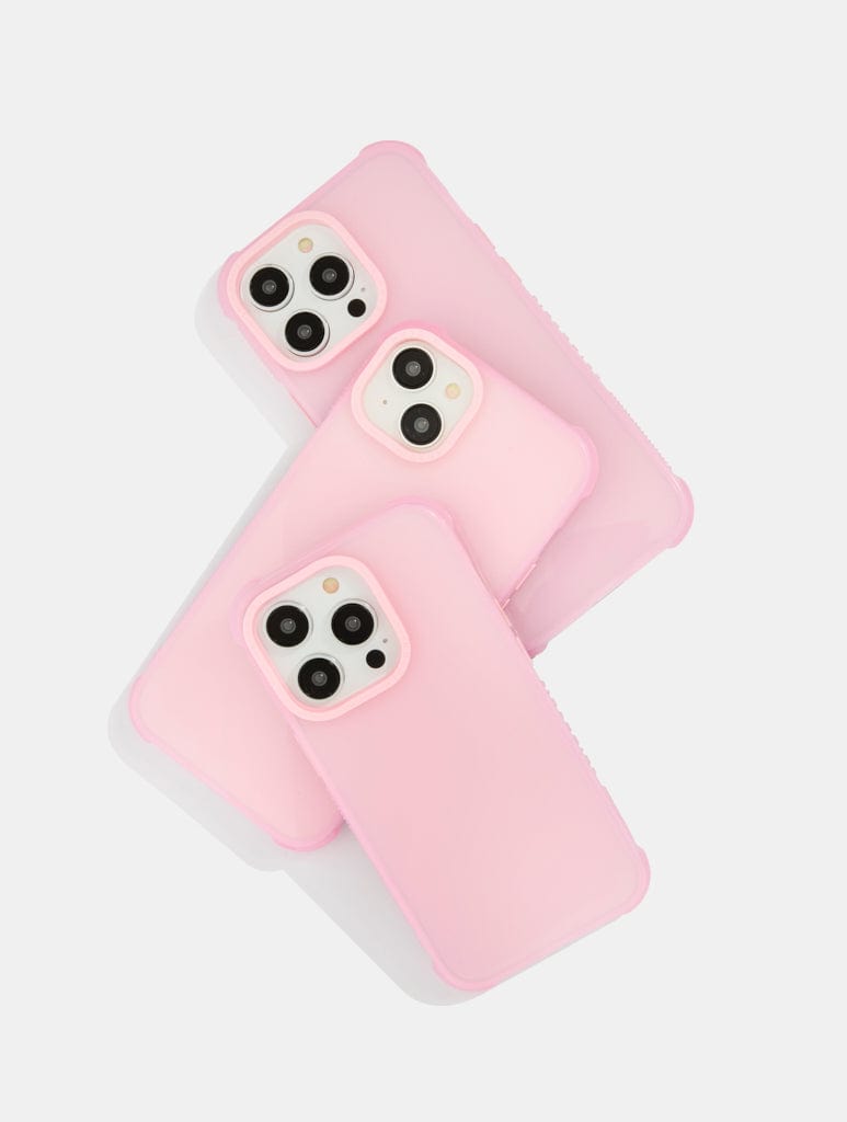 Minimal Hazy Pink Shock iPhone Case Phone Cases Skinnydip London