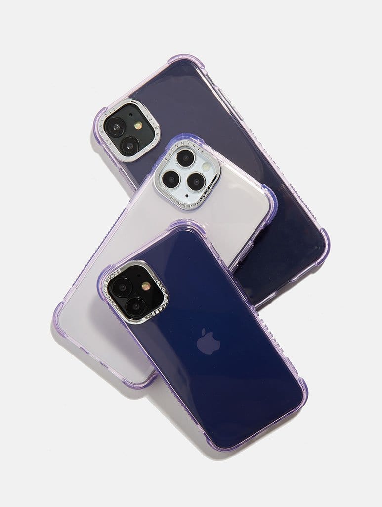 Minimal Lilac Shock iPhone Case Phone Cases Skinnydip London