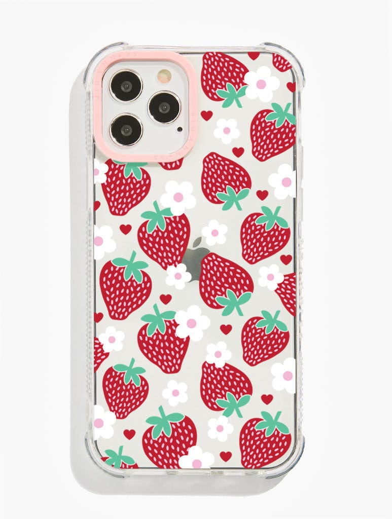 Minimal Strawberry Shock iPhone Case Phone Cases Skinnydip London