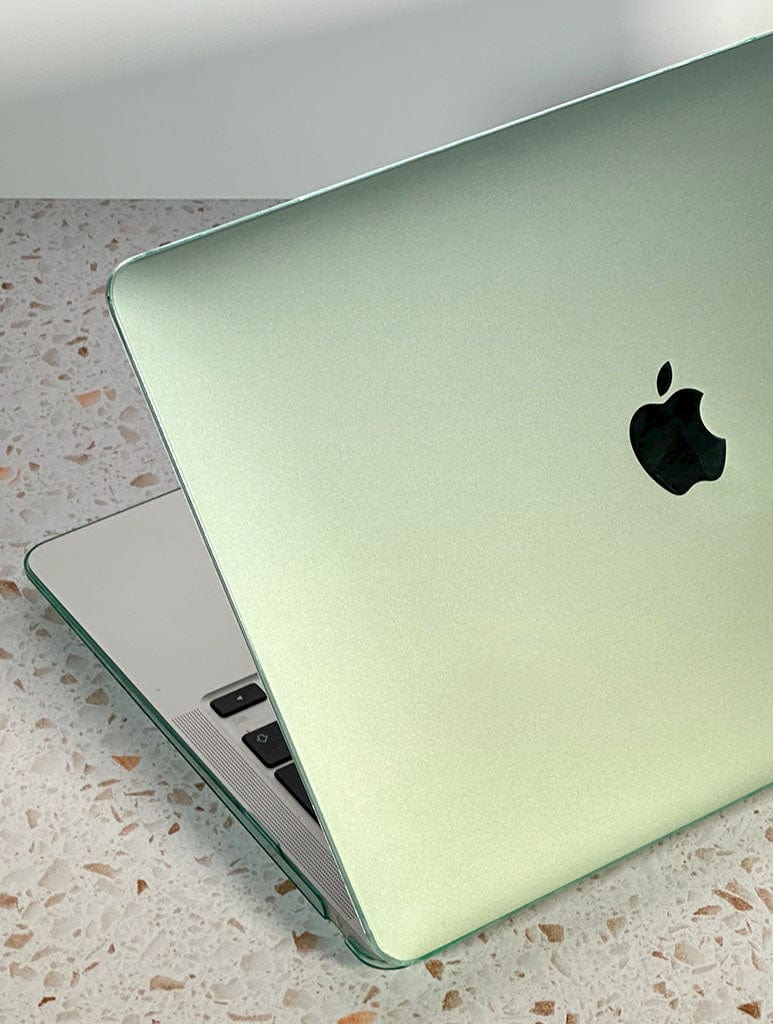 Mint Transparent MacBook Case Laptop Cases Skinnydip London