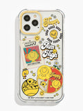 Mr Men and Little Miss x Skinnydip Mr Happy Sticker Shock iPhone Case Phone Cases Skinnydip London