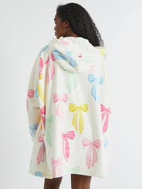 Multicolour Bow Blanket Hoodie Lingerie & Nightwear Skinnydip London