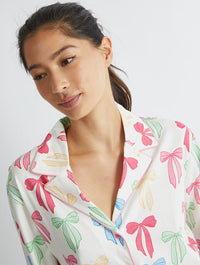 Multicolour Bow Pyjama Set Lingerie & Nightwear Skinnydip London