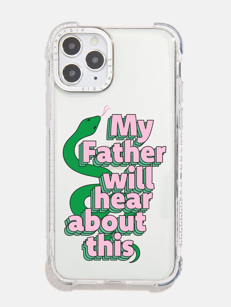My Father Will Hear About This Shock iPhone Case Phone Cases Skinnydip London