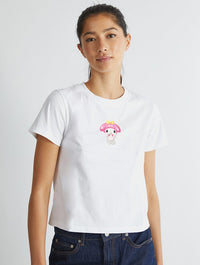My Melody Inflatable Baby T-Shirt In White Tops & T-Shirts Skinnydip London
