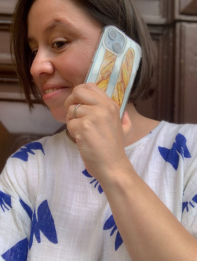 Natdraws x Skinnydip Baguette Shock iPhone Case. Phone Cases Skinnydip London