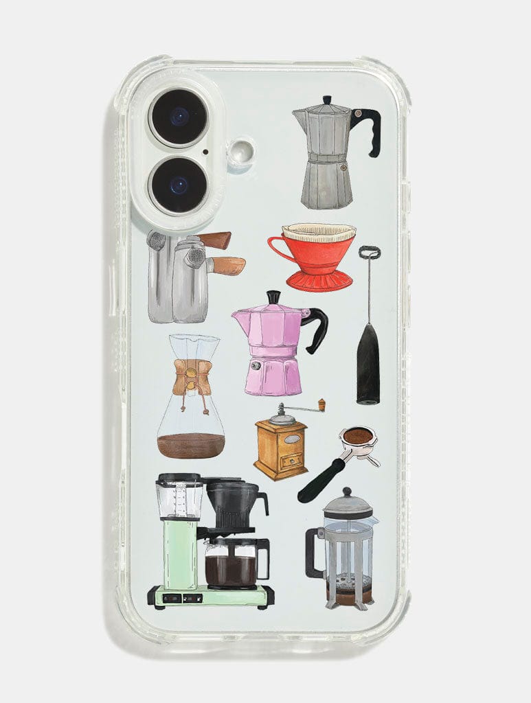 Natdraws x Skinnydip Coffee Shock iPhone Case Phone Cases Skinnydip London