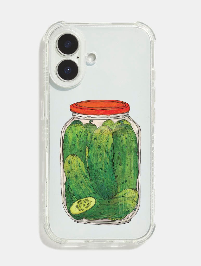Natdraws x Skinnydip Pickles Shock iPhone Case Phone Cases Skinnydip London