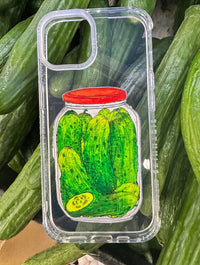 Natdraws x Skinnydip Pickles Shock iPhone Case Phone Cases Skinnydip London