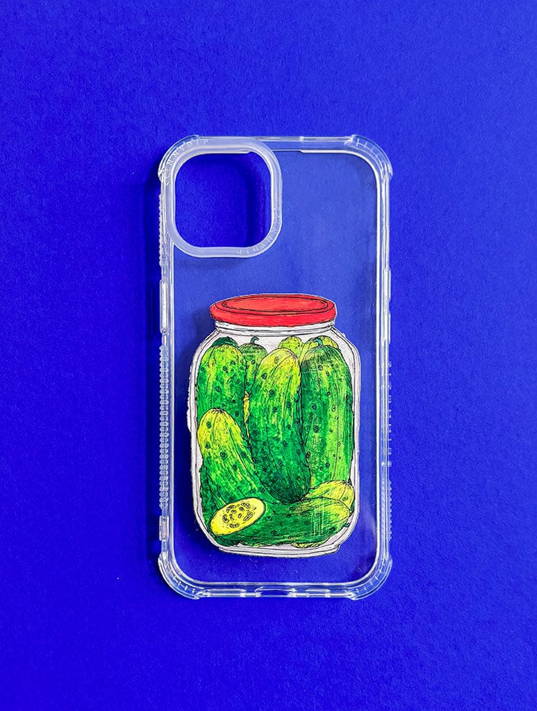 Natdraws x Skinnydip Pickles Shock iPhone Case Phone Cases Skinnydip London