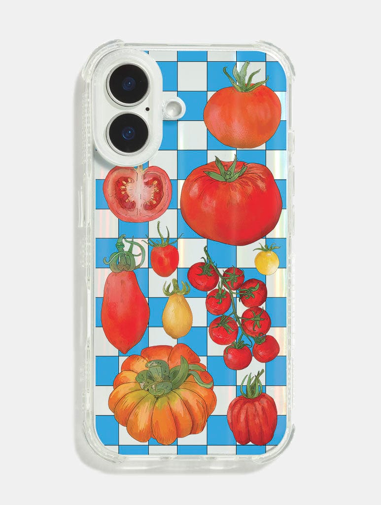 Natdraws x Skinnydip Tomato Girl Shock iPhone Case Phone Cases Skinnydip London