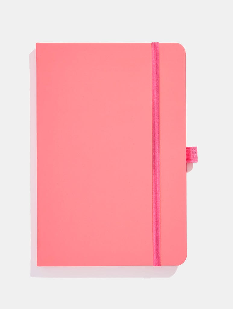 Neon Pink A5 Notebook Home Accessories Notes London