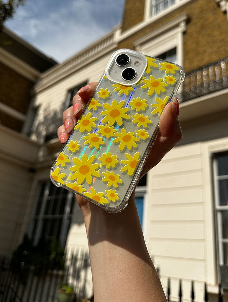Nina Cosford x Skinnydip Yellow Flowers Shock iPhone Case Phone Cases Skinnydip London