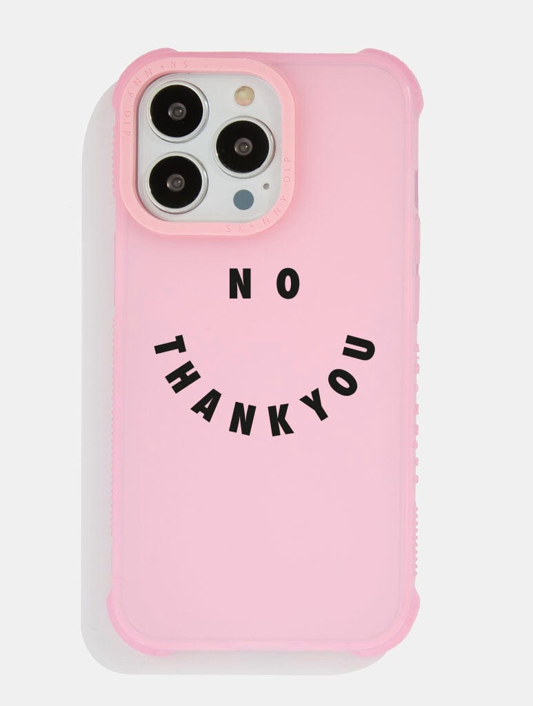 No Thank You Shock iPhone Case Phone Cases Skinnydip London