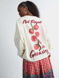 Not Perfect Just Growing Sweatshirt Hoodies & Sweatshirts Skinnydip London