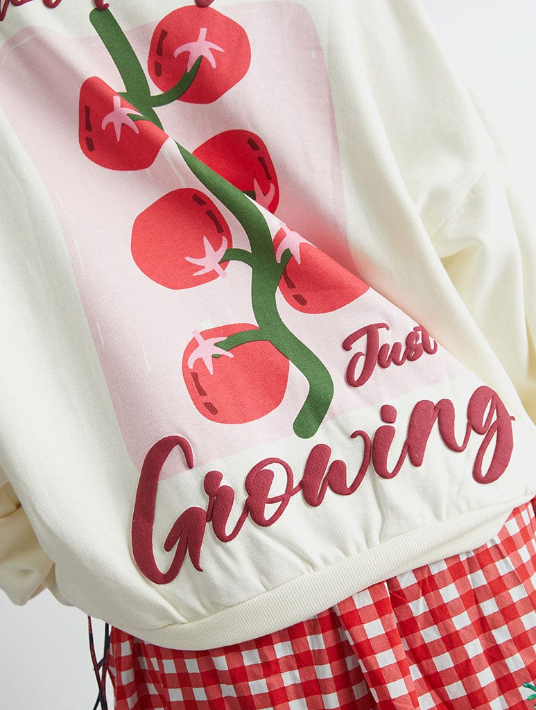 Not Perfect Just Growing Sweatshirt Hoodies & Sweatshirts Skinnydip London