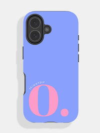 'O' Initial Blue Ultra Protective iPhone Case Phone Cases Skinnydip London