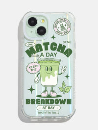 One Matcha A Day Shock iPhone Case Phone Cases Skinnydip London