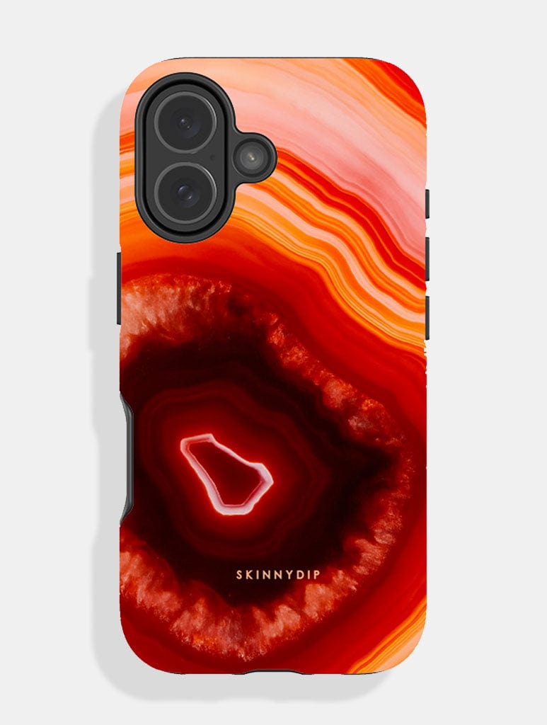Orange Agate Ultra Protective iPhone Case Phone Cases Skinnydip London