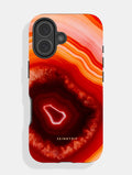 Orange Agate Ultra Protective iPhone Case Phone Cases Skinnydip London