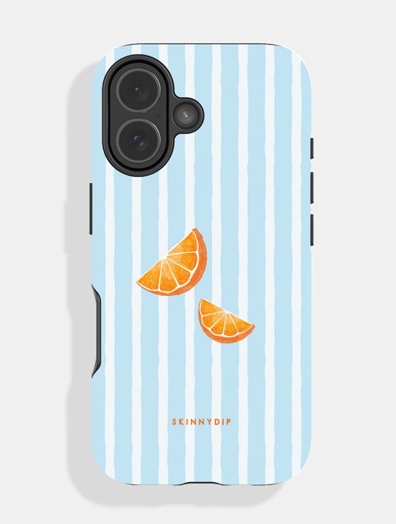 Orange Slices Stripe Ultra Protective iPhone Case Phone Cases Skinnydip London