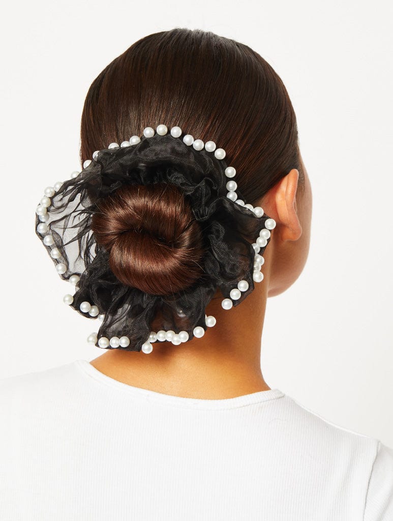 Organza Extra Large Scrunchie with Pearls Gift Sets Skinnydip London