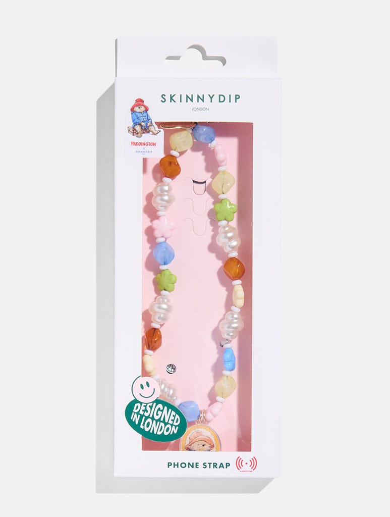 Paddington x Skinnydip Badge Beaded Strap Phone Grips Skinnydip London