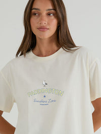 Paddington x Skinnydip Beach Days T-Shirt In White Tops & T-Shirts Skinnydip London
