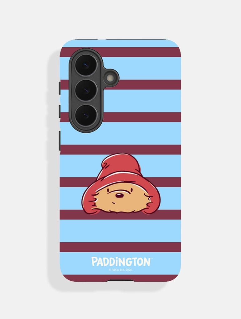 Paddington x Skinnydip Blue and Maroon Stripe Ultra Protective Samsung Case Phone Cases Skinnydip London