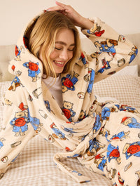 Paddington x Skinnydip Dressing Gown in Cream Lingerie & Nightwear Skinnydip London