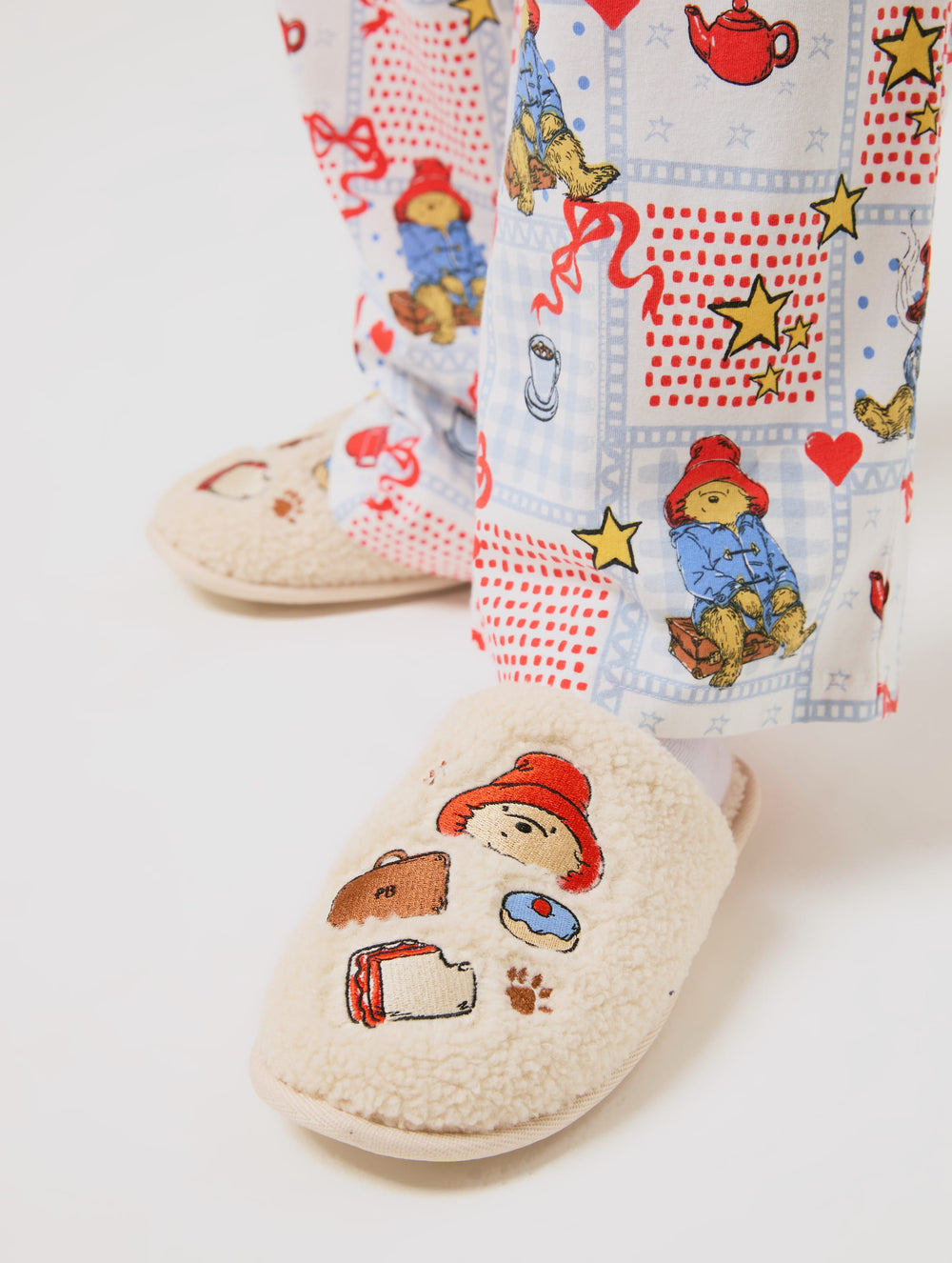 Paddington x Skinnydip Ecru Slippers Lingerie & Nightwear Skinnydip London