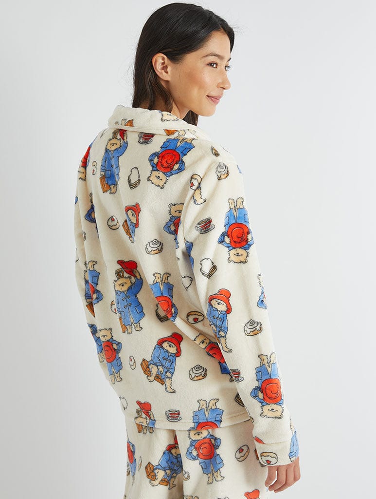 Paddington x Skinnydip Fleece Pyjama Set in Cream Lingerie & Nightwear Skinnydip London