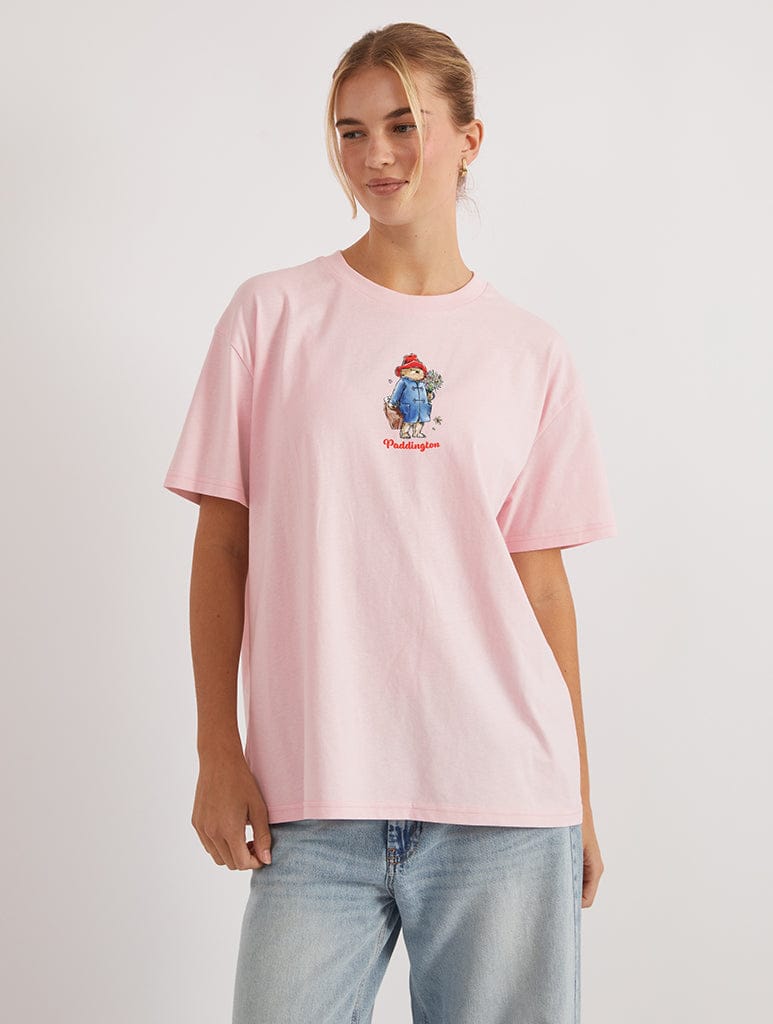 Paddington x Skinnydip Flower Bouquet T-Shirt In Pink Tops & T-Shirts Skinnydip London
