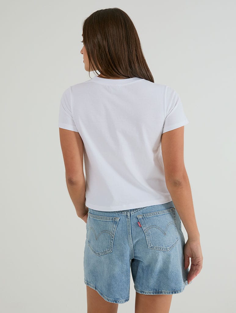 Paddington x Skinnydip Flower Delivery Baby T-Shirt In White Tops & T-Shirts Skinnydip London