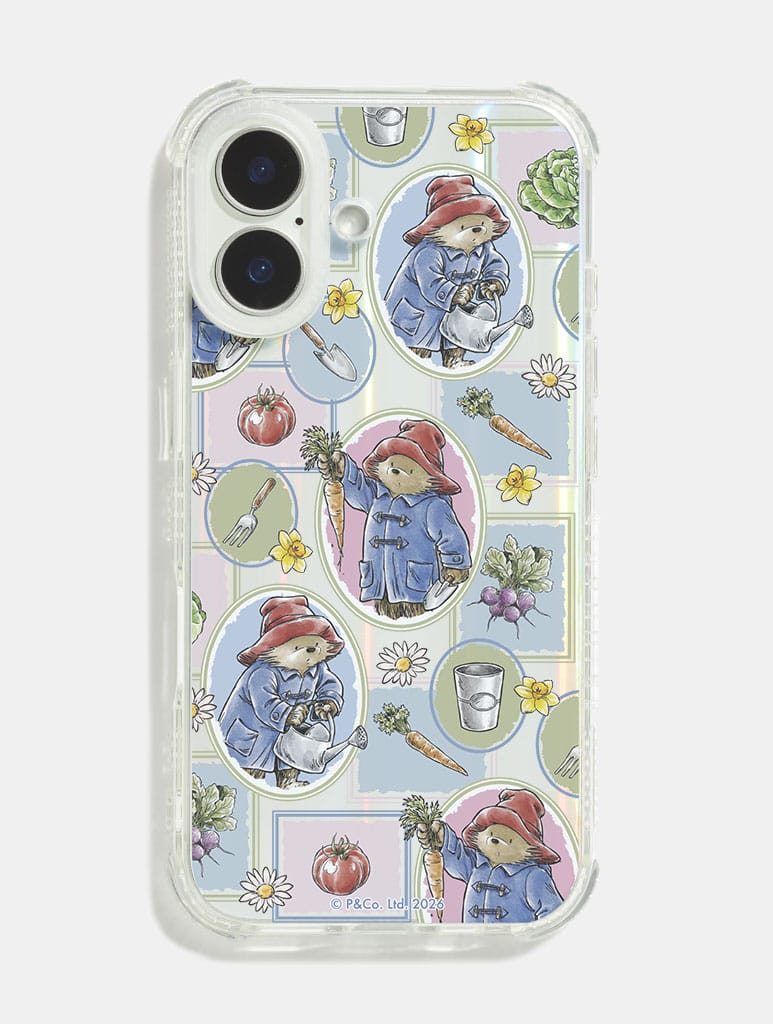 Paddington x Skinnydip Gardening Pattern Shock iPhone Case Phone Cases Skinnydip London
