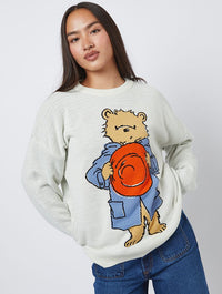 Paddington x Skinnydip Jumper in Oat Jumpers & Cardigans Skinnydip London