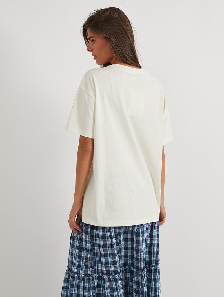 Paddington x Skinnydip Let It Snow T-Shirt In White Tops & T-Shirts Skinnydip London