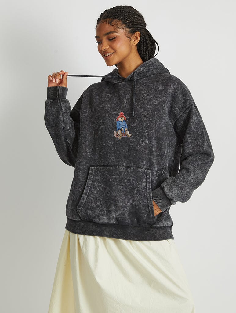 Paddington x Skinnydip London Bus Hoodie in Acid Wash Hoodies & Sweatshirts Skinnydip London