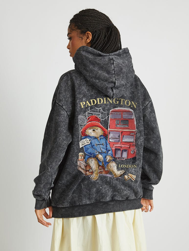 Paddington x Skinnydip London Bus Hoodie in Acid Wash Hoodies & Sweatshirts Skinnydip London