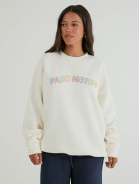 Paddington x Skinnydip Multicolour Fresh Fruit Garden Sweatshirt In White Hoodies & Sweatshirts Skinnydip London