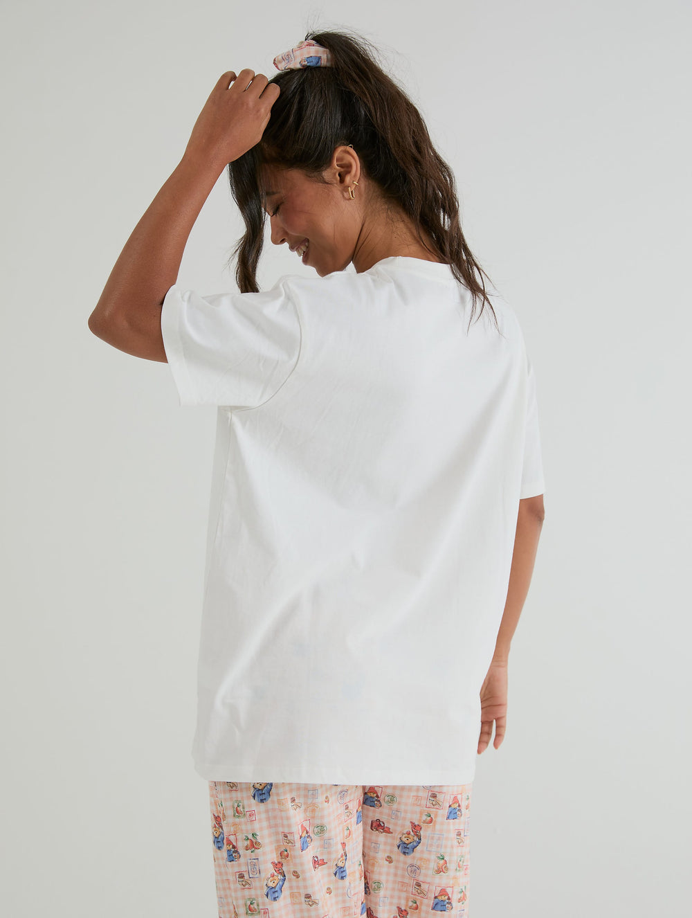 Paddington x Skinnydip Orange Check Pyjama Set Lingerie & Nightwear Skinnydip London