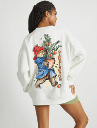 Paddington x Skinnydip Orange Tree Sweatshirt In White Hoodies & Sweatshirts Skinnydip London