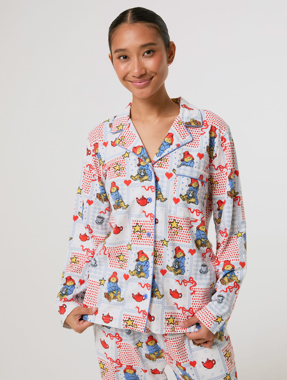 Paddington x Skinnydip Patchwork Pyjama Set with Scrunchie Lingerie & Nightwear Skinnydip London