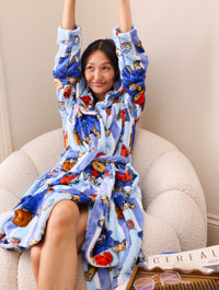 Paddington x Skinnydip Stripe Dressing Gown Lingerie & Nightwear Skinnydip London