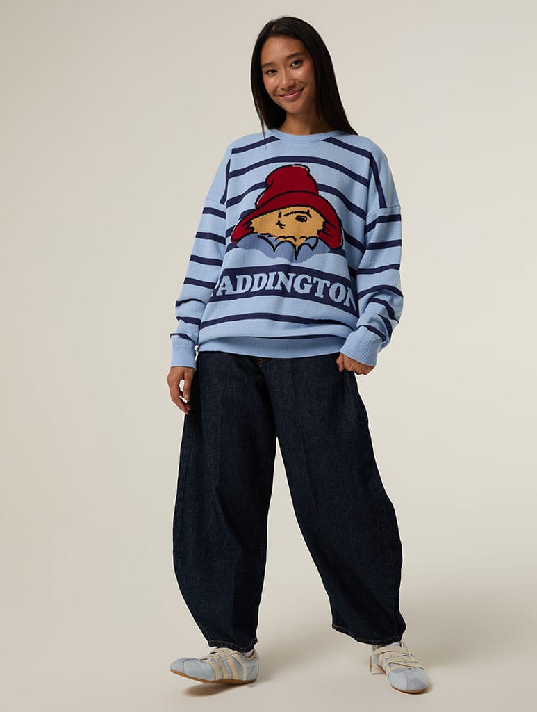 Paddington x Skinnydip Stripe Knitted Jumper Jumpers & Cardigans Skinnydip London