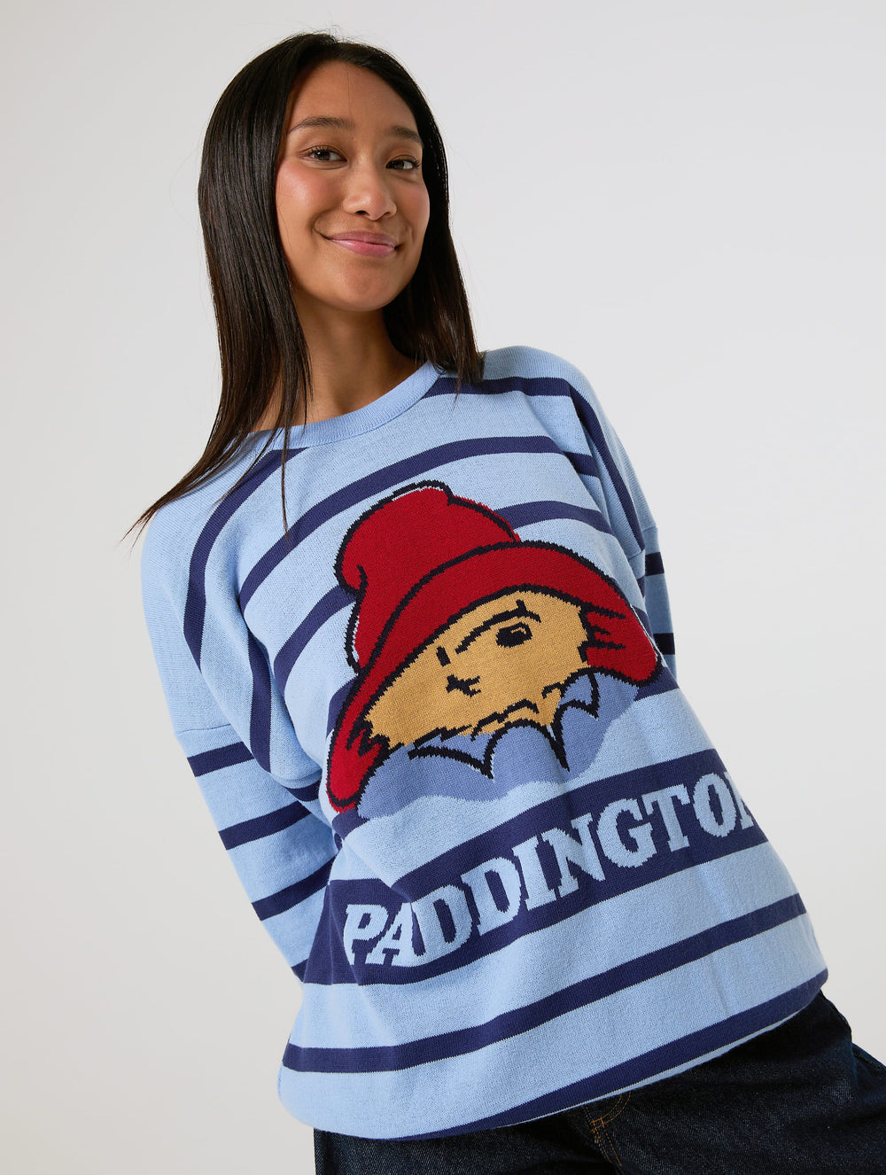 Paddington x Skinnydip Stripe Knitted Jumper Jumpers & Cardigans Skinnydip London