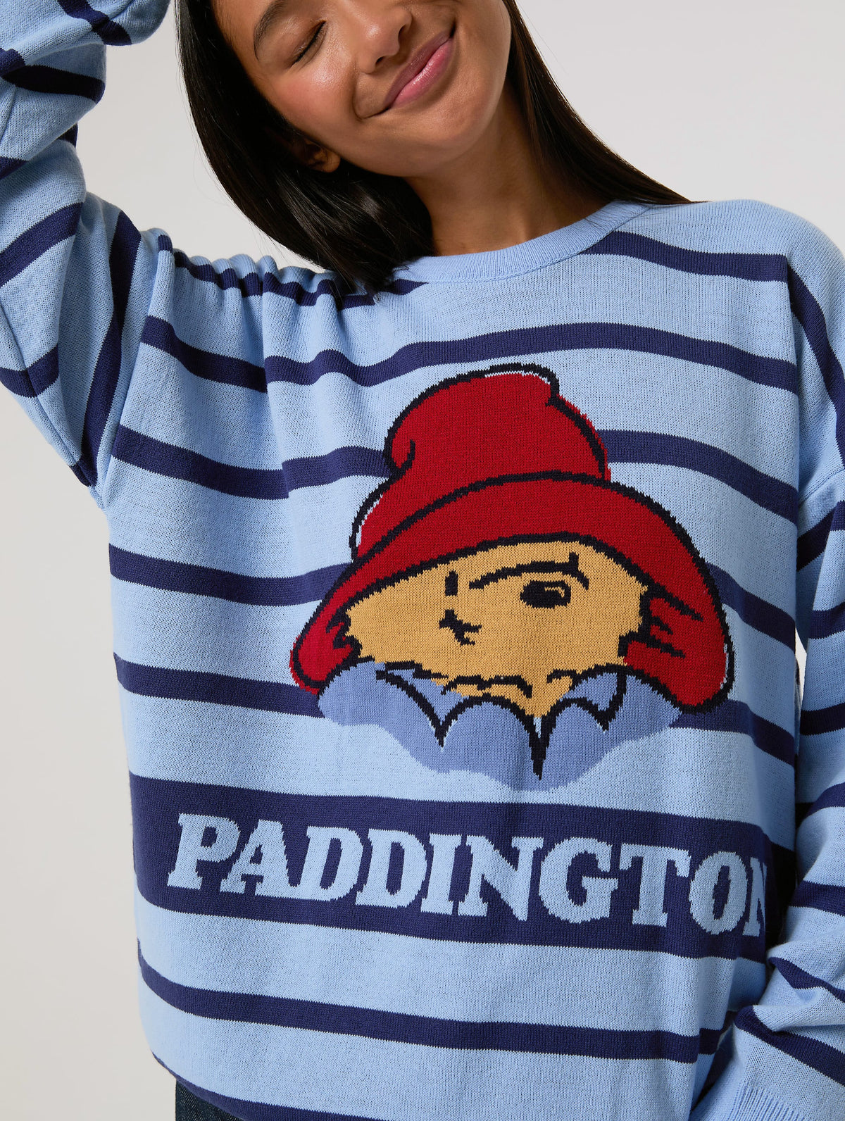 Paddington x Skinnydip Stripe Knitted Jumper Jumpers & Cardigans Skinnydip London